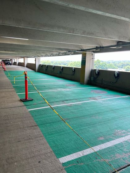EV charger at Mohegan Sun - Indian Summer Garage