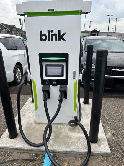 EV charger at McGrath Chrysler Jeep Dodge Ram