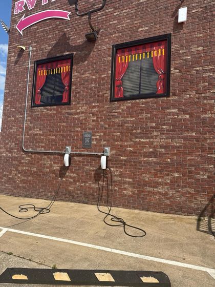 EV charger at The Jalapeño Tree