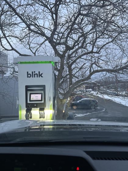 EV charger at Gengras Chrysler Dodge Jeep
