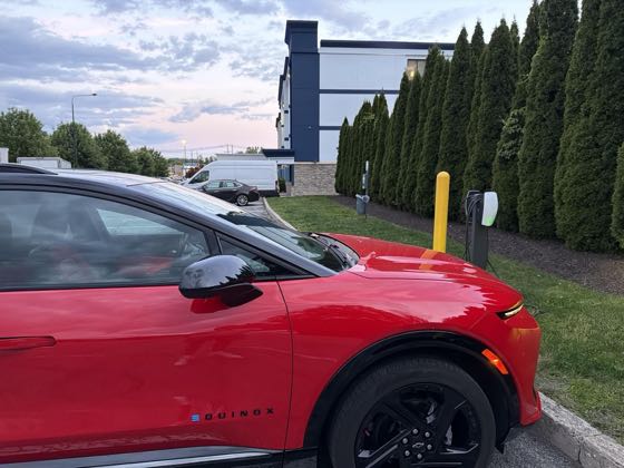 EV charger at Comfort Inn & Suites Danbury Bethel