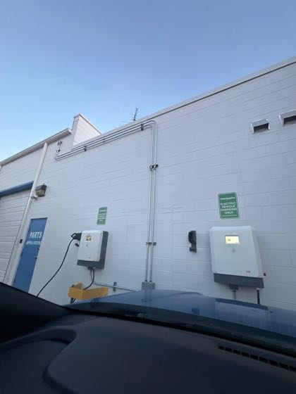 EV charger at Honda Universe