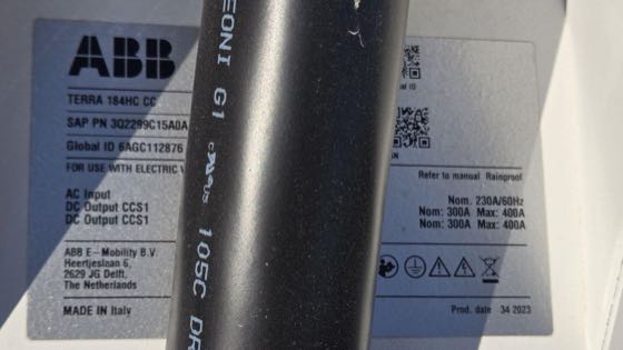 EV charger at Gjovik Ford