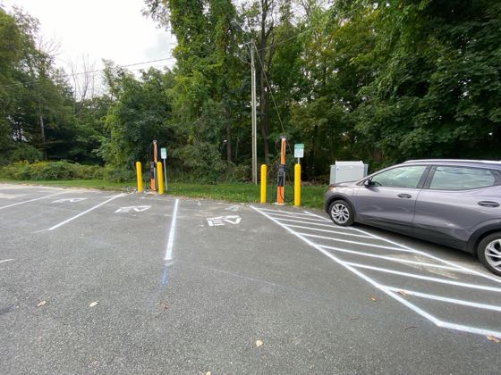 EV charger at Dalton CRA - Back Lot