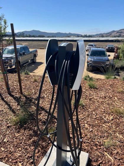 EV charger at SLO Ranch Market
