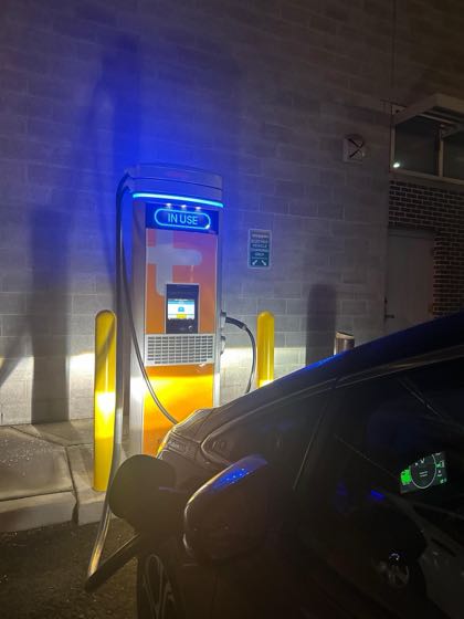 EV charger at North Bergen Parking Authority