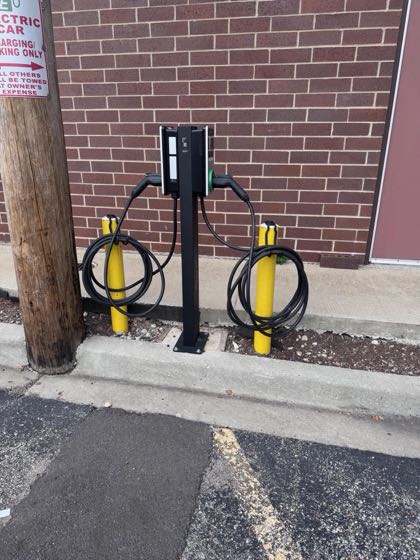 EV charger at The Salvation Army Family Store & Donation Center