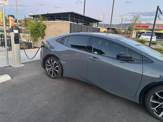 EV charger at Starbucks - Canyon Country Village Plaza