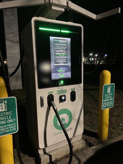 EV charger at Courtyard Fishkill
