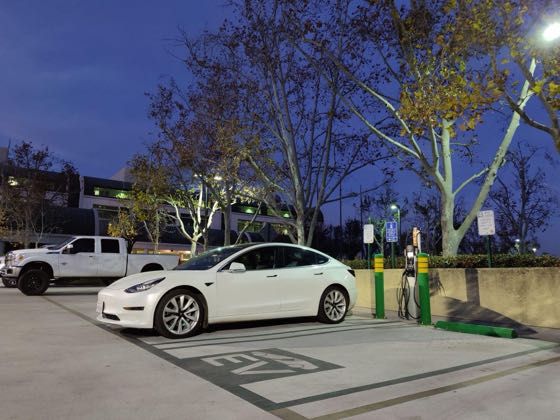 EV charger at Rancho Cucamonga Civic Center