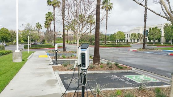EV charger at Pacific Vista