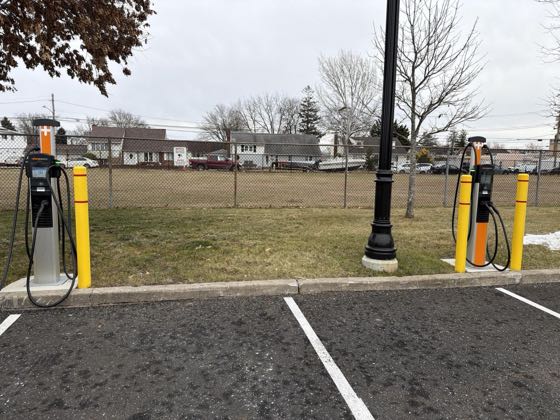 EV charger at Copiague Memorial Library