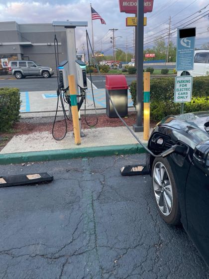EV charger at Holiday Inn Hasbrouck Heights Meadowlands