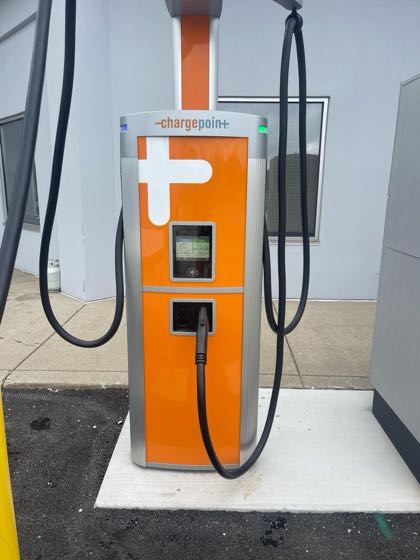 EV charger at Gurnee Chrysler Jeep Dodge Ram