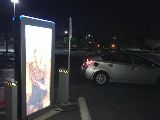 EV charger at Montebello Town Center