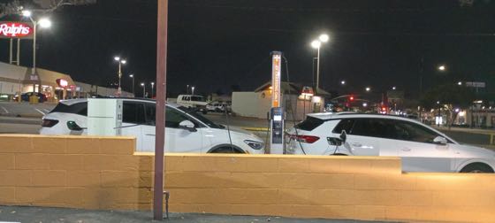 EV charger at Popeyes Louisiana Kitchen