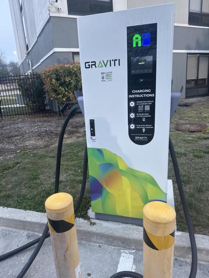 EV charger at Hyatt Place San Antonio Northwest/Medical Center
