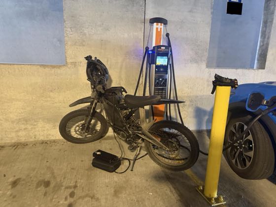 EV charger at WindCreek Casino Parking Garage