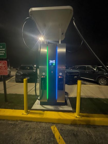 EV charger at Joliet Park District
