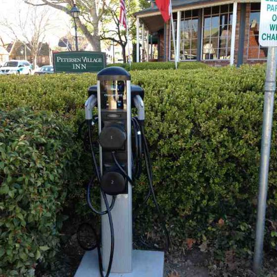 EV charger at Solvang Public Parking