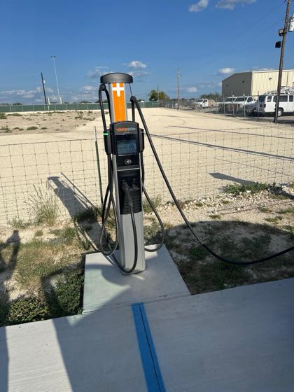 EV charger at Rio Grande Electric Coop