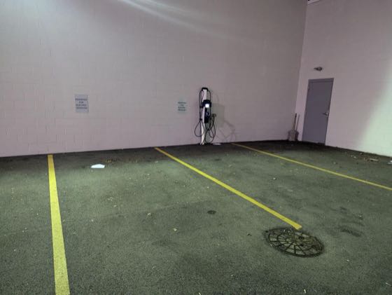 EV charger at International Autos Group