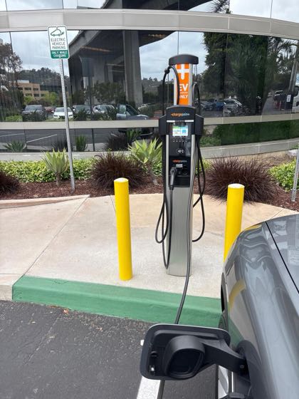 EV charger at Rio San Diego Plaza II