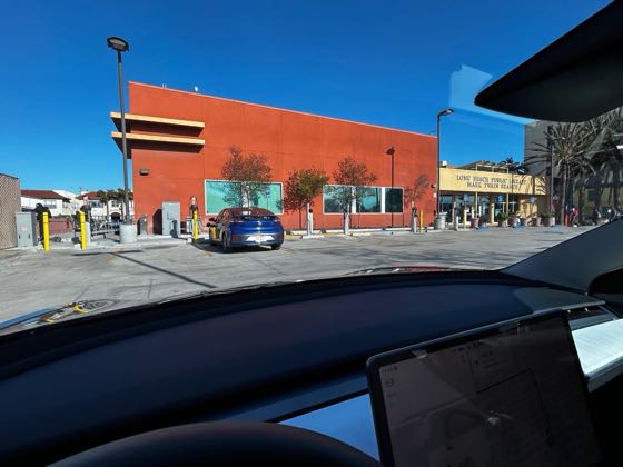 EV charger at Mark Twain Neighborhood Library (Long Beach Public Library)