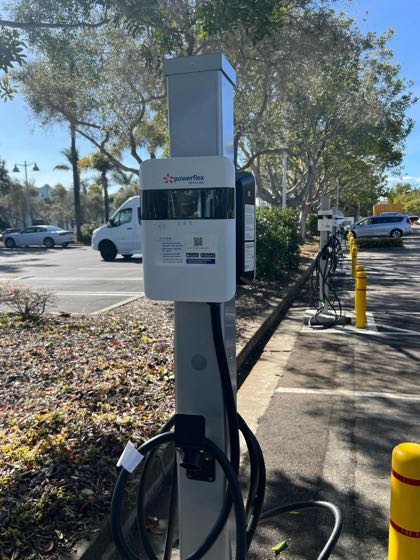 EV charger at Goleta City Hall