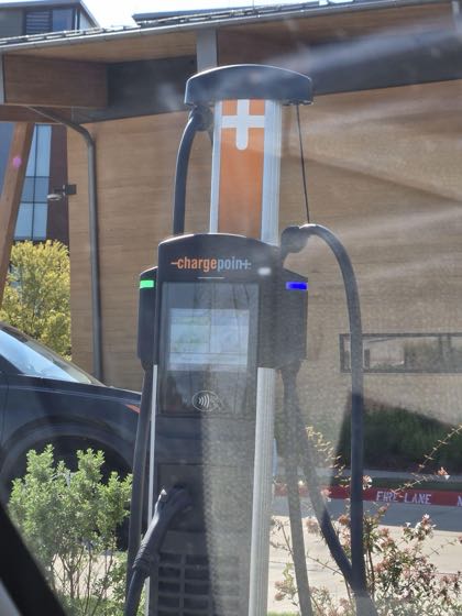 EV charger at 201 Main St Parking Lot