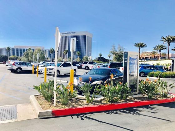 EV charger at Del Amo Fashion Center - Macy's