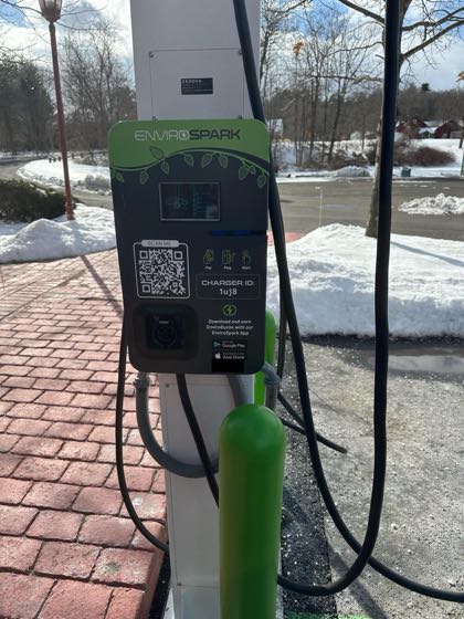 EV charger at Residence Inn Hartford Avon