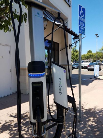 EV charger at Pacific Highlands - Outer Lot