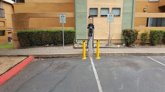 EV charger at Turtle Creek Apartments