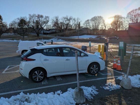 EV charger at Washington Park