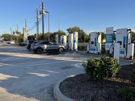 EV charger at Shell - 7171 Southwest Fwy, Houston, TX