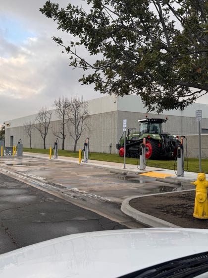 EV charger at Quinn Cat