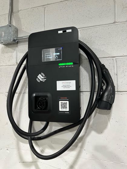 EV charger at ARC Luxury