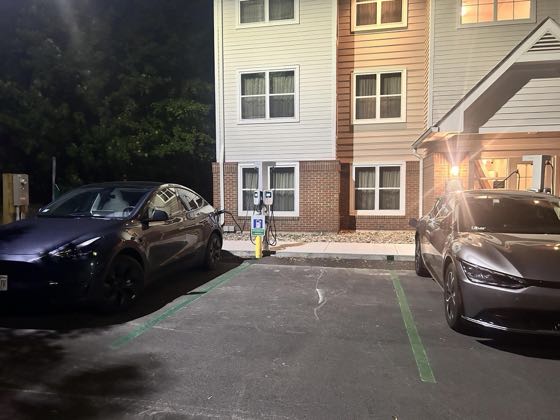 EV charger at Residence Inn East Greenbush