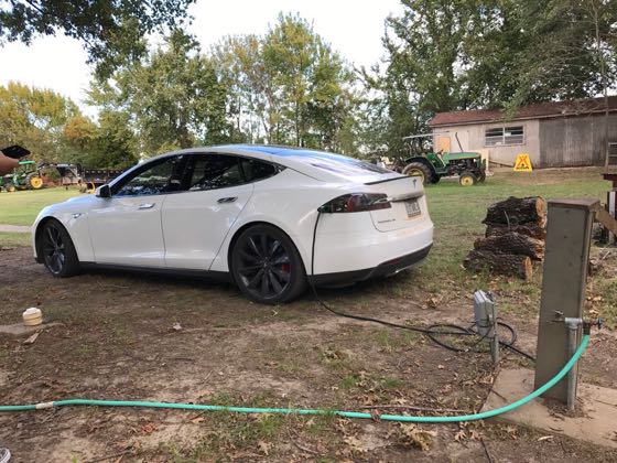 EV charger at Sallisaw / Fort Smith West KOA
