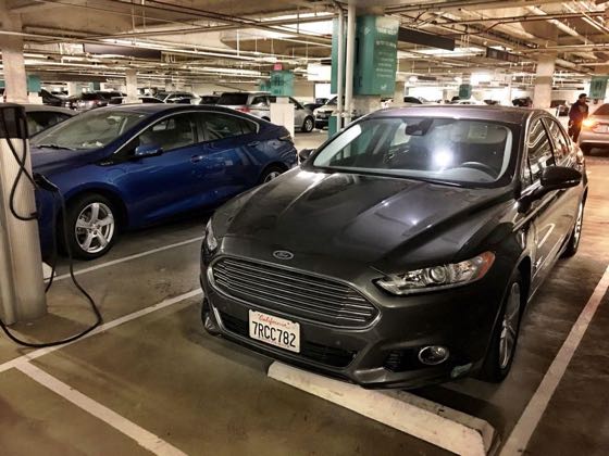 EV charger at Pacific City