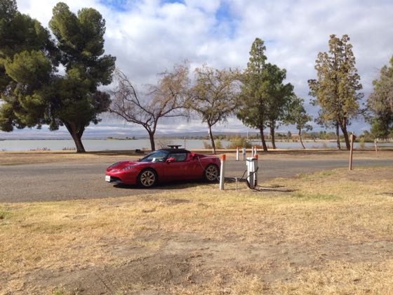 EV charger at Buena Vista Aquatic Recreation Area