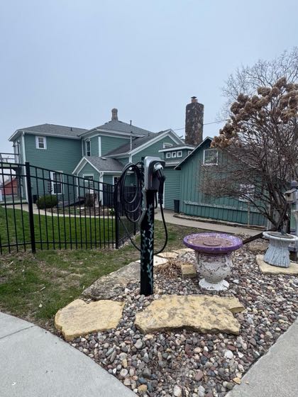EV charger at Grasshoppers Guest House