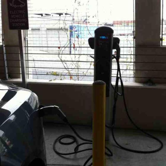 EV charger at Botanical Garden - Parking Pavillion