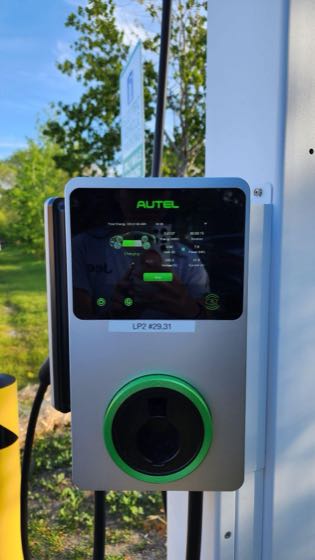 EV charger at Sketchbook Brewing Co.