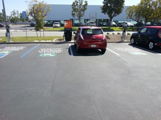 EV charger at CA State Lottery