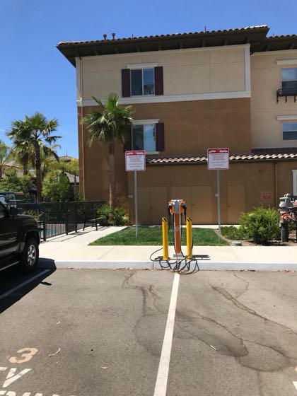 EV charger at Andorra Apartments