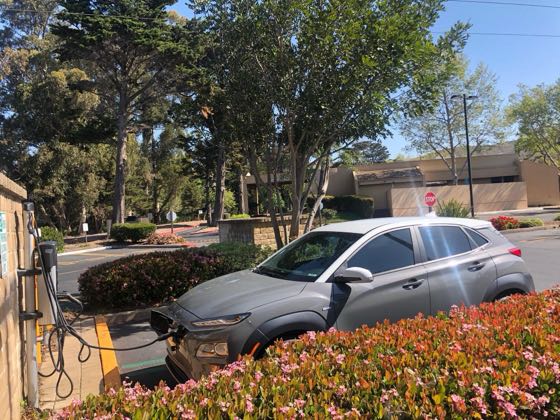 EV charger at Department of Motor Vehicles
