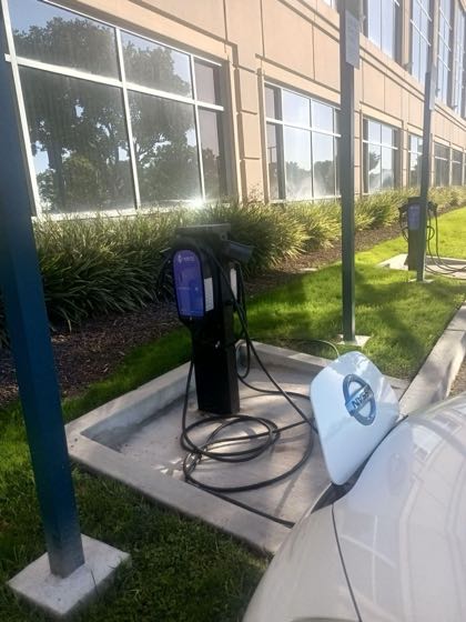 EV charger at Pacifica Court