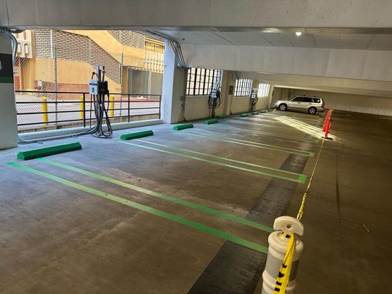 EV charger at 1888 Century Park East
